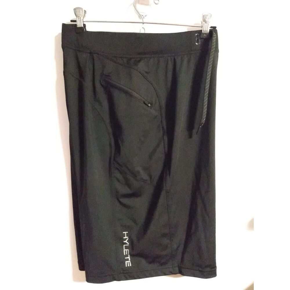 Hylete Men Black‎ Side Zip Pocket Activewear Training Gym Athletic Shorts Size M